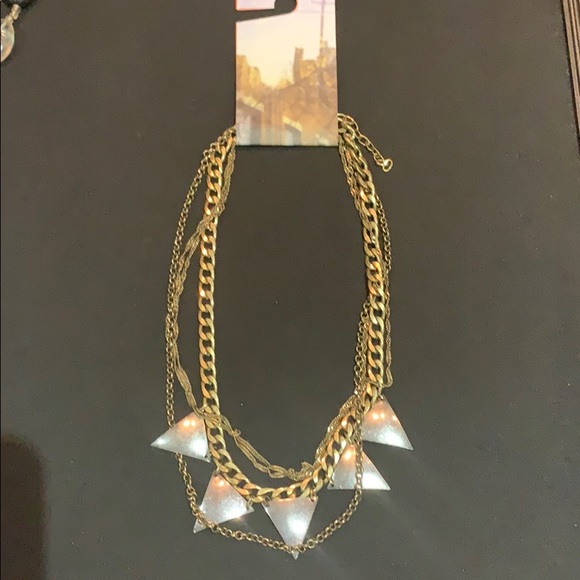 4/20 Urban Outfitters Layered Gold Silver Necklace